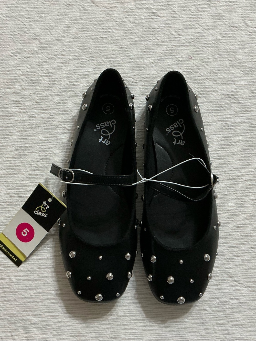 Art Class Madison Studded Ballet Flats With Memory Foam